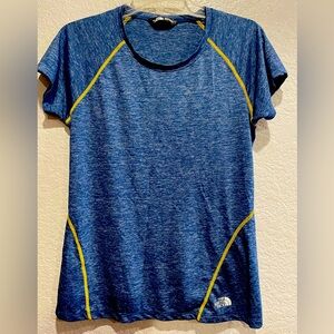 North Face Blue Tee Shirt size medium